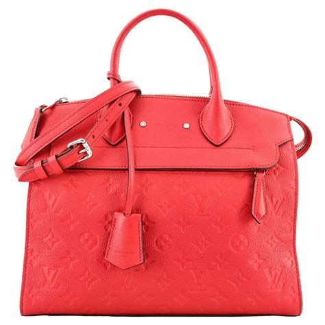 louis vuitton monogram red epi pont neuf